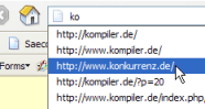 Verlauf gezielt löschen in Firefox Verlauf gezielt löschen in Firefox