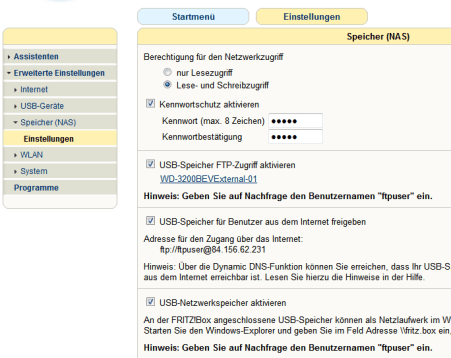 Fritzbox Zugriff als Netzlaufwerk Fritzbox Zugriff als Netzlaufwerk