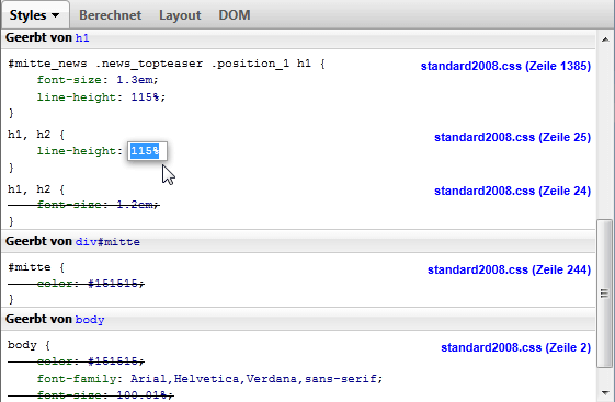 CSS-Editing CSS-Editing