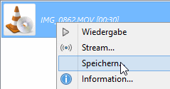VLC Beginn Konversion VLC Beginn Konversion