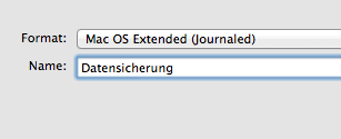 6. Namen eingeben