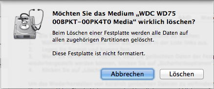 8. Formatieren und L?schen best?tigen