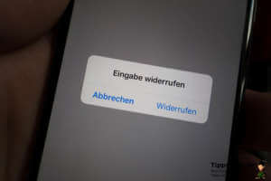 Rückgängig-Dialog - (Foto: Martin Goldmann)