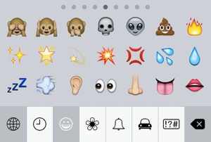 iPhone Emoji: Die Auswahl der Emoticons