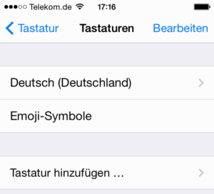 iPhone Emoji: Emoticon-Tastatur ist hinzugef?gt