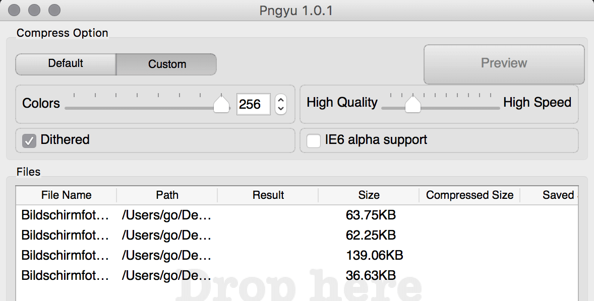 Fotos komprimieren auf dem Mac Dateigröße verringern