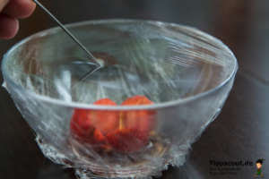 Vegane Fruchtfliegenfalle