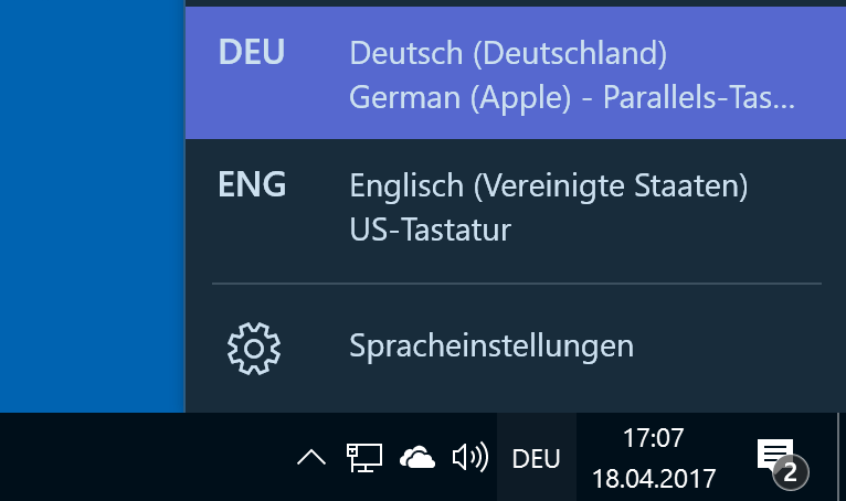Tastatur Umstellen Englisch Deutsch
