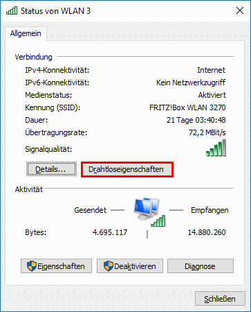 Vista Wlan Einstellungen Kopieren Tastenkombination