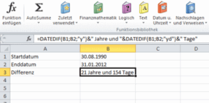 Excel Datumsdifferenz Spezial Excel Datumsdifferenz Spezial