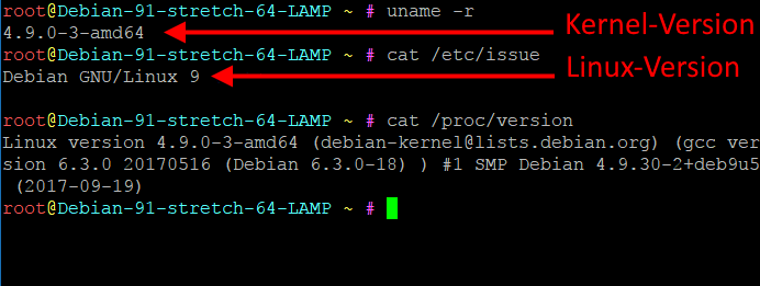 Kernel-Version ermitteln