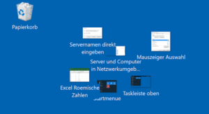 Windows Desktop Symbole platzieren