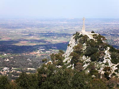 Blick vom Kloster San Salvador auf Mallorca Blick vom Kloster San Salvador auf Mallorca