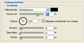 Schlagschatten mit Photoshop erzeugen Schlagschatten mit Photoshop erzeugen