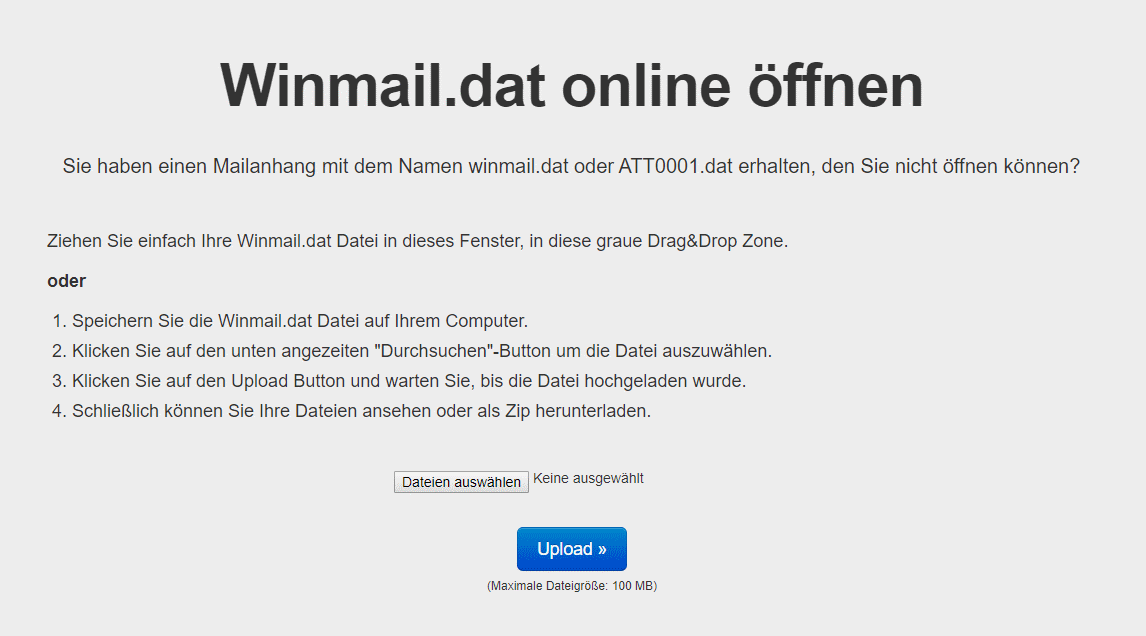 winmail.dat datei öffnen online