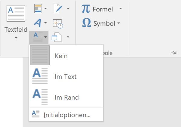 Initiale einfügen mit Word - Anleitung | Tippscout.de