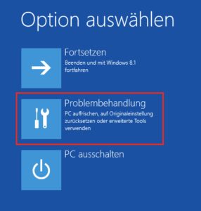 Abgesicherter Modus in Windows 8 und 10 aufrufen