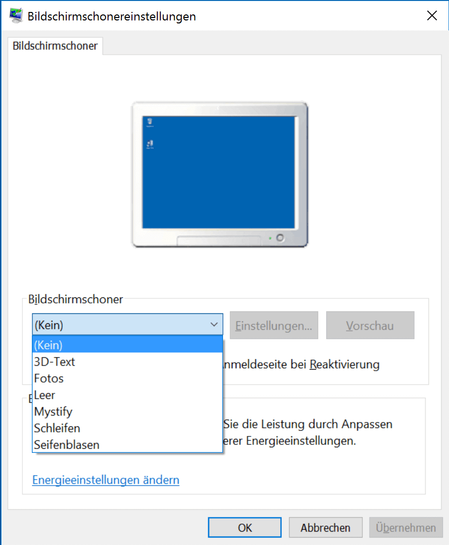 Bildschirmschoner Deaktivieren Windows 7