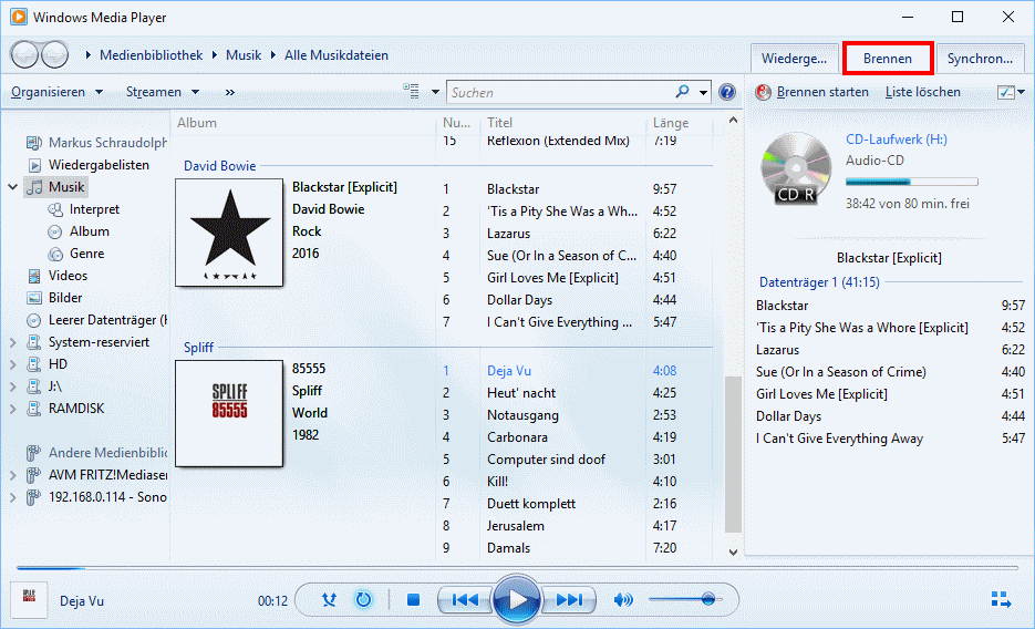 Windows Mp3 Dateien Zu Einer Audio Cd Brennen Tippscout De