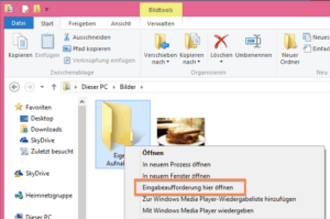 Eingabeaufforderung in Windows starten