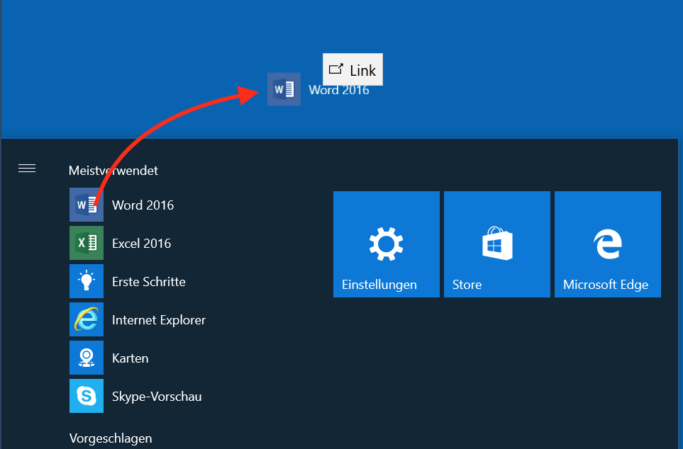 Windows Verknüpfung Anlegen Programm Auf Desktop Ziehen Tippscoutde