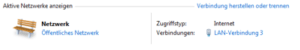 Win7 Netzwerktyp öffentlich