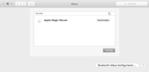 Mac Bluetooth Maus anmelden