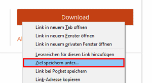 Firefox Download-Verzeichnis wählen