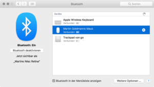 Bluetooth-Maus entfernen