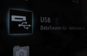 Vom Fernseher erkannter USB-Stick