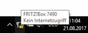 Kein Internetzugriff