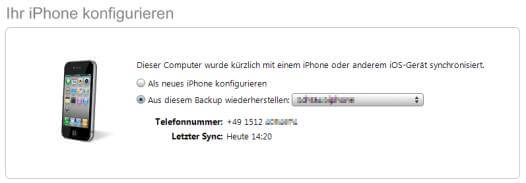 itunes neues iphone per restore konfigurieren itunes neues iphone per restore konfigurieren