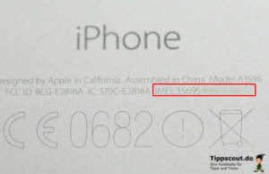 iPhone IMEI herausfinden