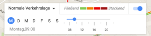 Typischer Verkehr zu bestimmter Zeit Typischer Verkehr zu bestimmter Zeit