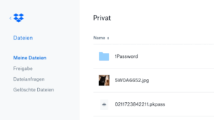 Datei in der Dropbox wiederherstellen