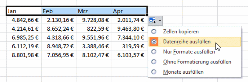 Excel Automatisch Werte Einfugen Lassen Damit Datenreihen Entstehen Tippscout De