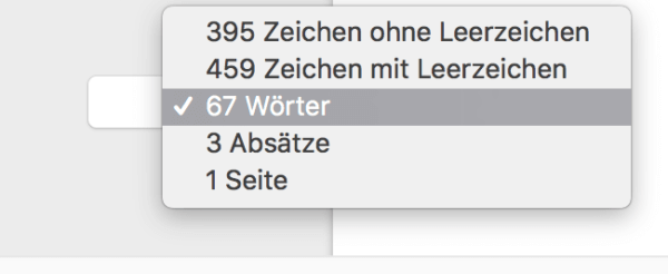 Zeichen und Wörter in Apple Pages zählen - so geht's