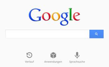 Google Suche Startbild