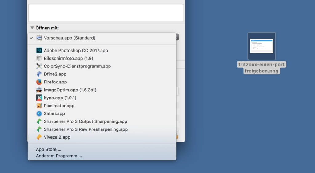 Mac Standardprogramm für Datei ändern - so geht's ...
