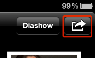 Das Bearbeiten-Symbol auf dem iPad Das Bearbeiten-Symbol auf dem iPad