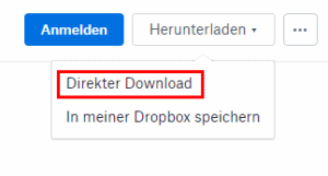 Mit Dropbox Dateien herunterladen