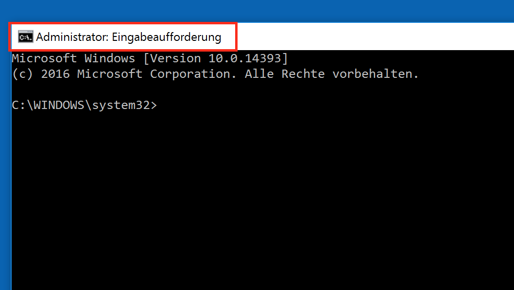 Windows Eingabeaufforderung cmd als Admin ausführen