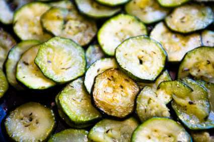 Gebratene Zucchini