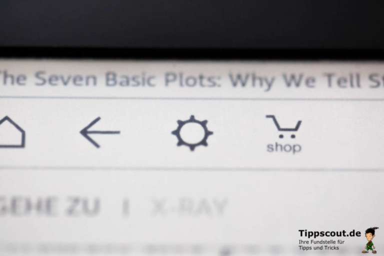 Kindle Helligkeit einstellen Tippscout.de