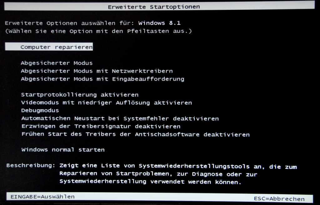 Das Windows Bootmenu Mittels Taste F8 Wieder Aktivieren Tippscout De