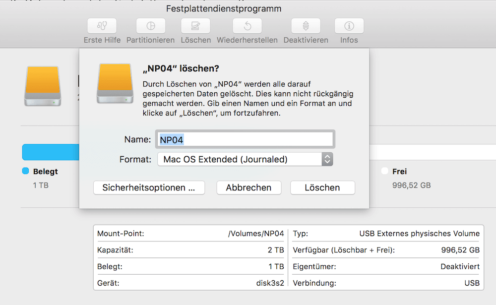 Exfat Or Mac Os Journaled