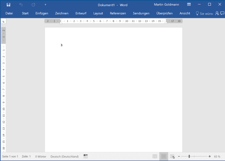 Word Immer leere Seite beim Start so geht