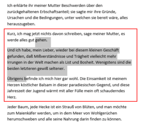 Word - Mehrere Absätze markieren