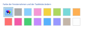 Farbe ändern Windows 8