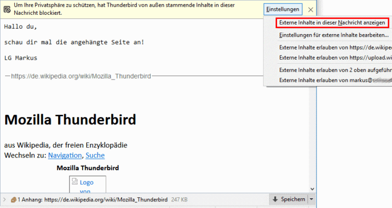 Thunderbird Senden An Email Empfänger Funktioniert Nicht www.tippscout.de